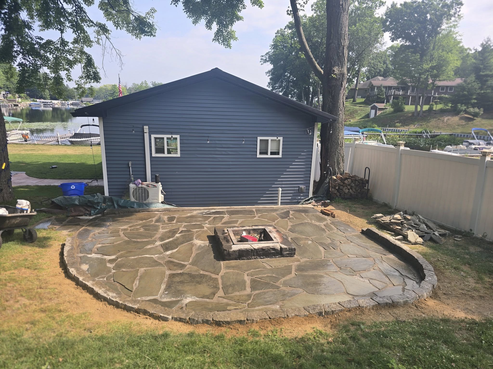 Patio & Walkway Installation - After
