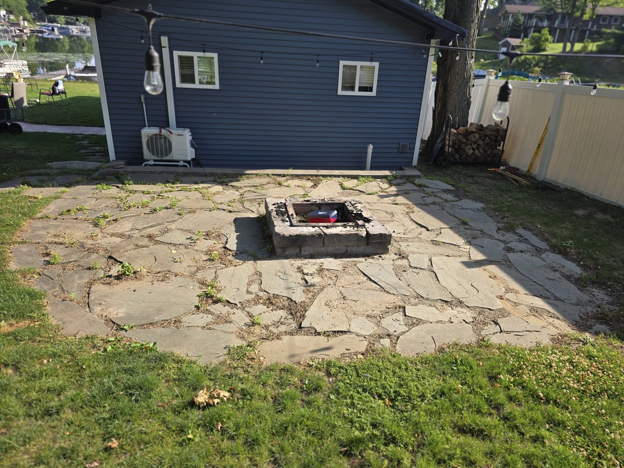 Patio & Walkway Installation - Before